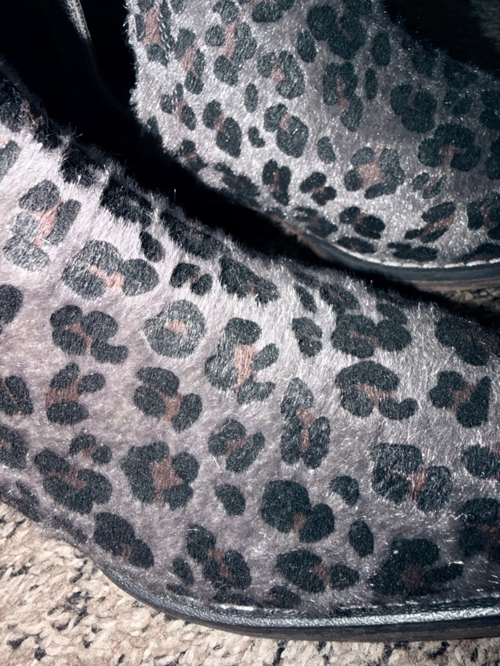 ROPER Leopard Print Ankle Bootie in Grey and Brown - Picture 12 of 12